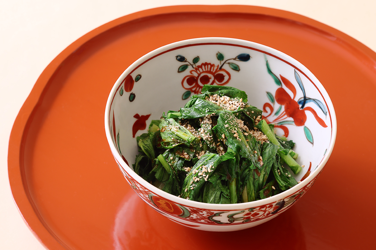 畑菜のからし和え