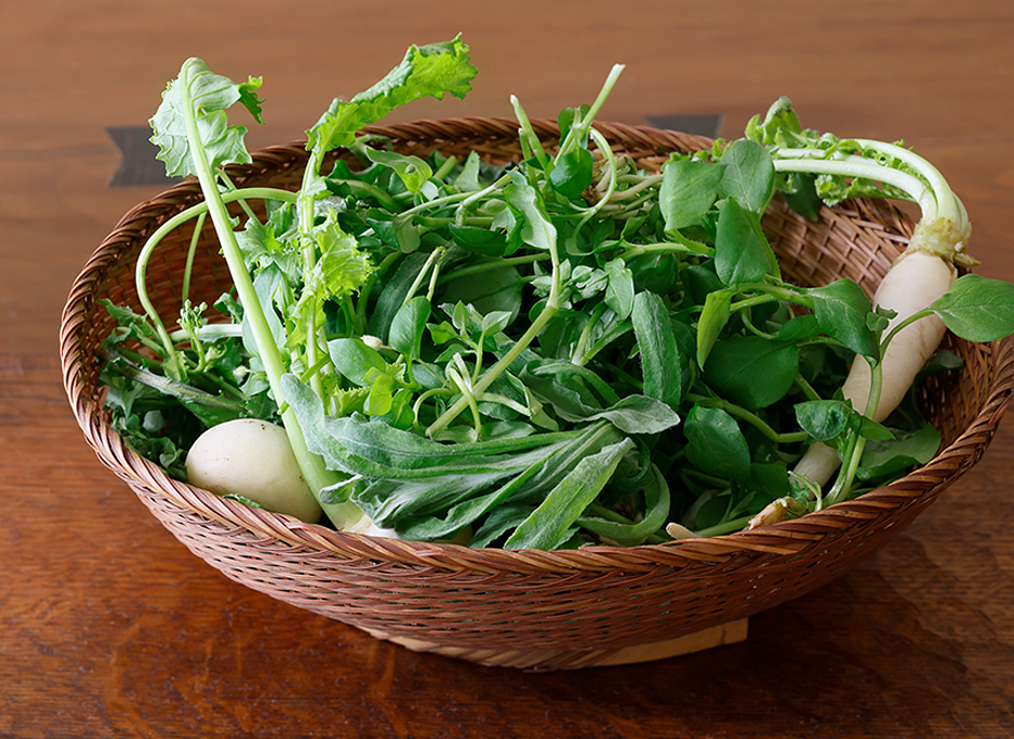 人日の節供「七草」