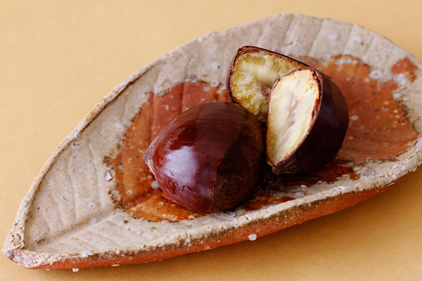 十三夜（栗名月）の行事食「ゆで栗」