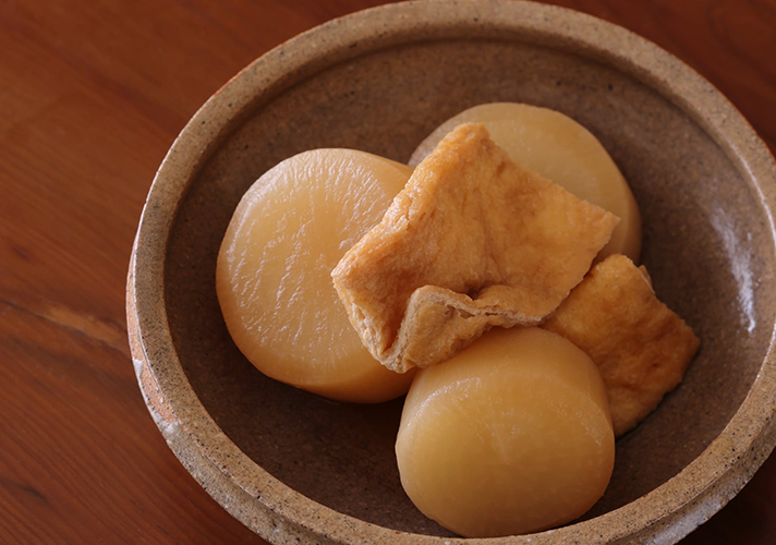 大根と油揚げの煮物